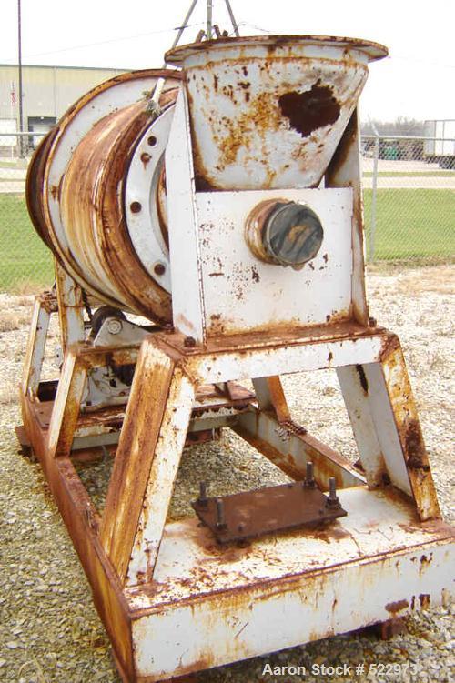 USED: 16" Patterson Kelley continuous carbon steel zig zag blender,size 16. Rated for 70 pounds per cubic foot bulk density material.Unit is designed for intensifier bar but no bar or bar drive is in...
