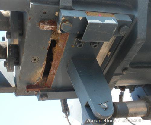 Used Readco 5" Twin Shaft Continuous Processor, Stainless Steel. (2) 5" Shafts with HS-6 Cobalt based screw segments. 316 Stainless steel jacketed clamshell design barrel rated 150 psi at 20-650 deg ...