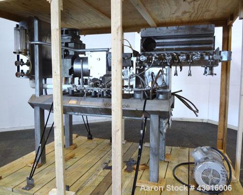 Used Readco 5" Twin Shaft Continuous Processor, 316 Stainless Steel.  (2) 5" Diameter x 36" long shafts with mixing elements.  Stainless steel jacketed barrel rated 150 psi at -20 to 400 degrees F, b...