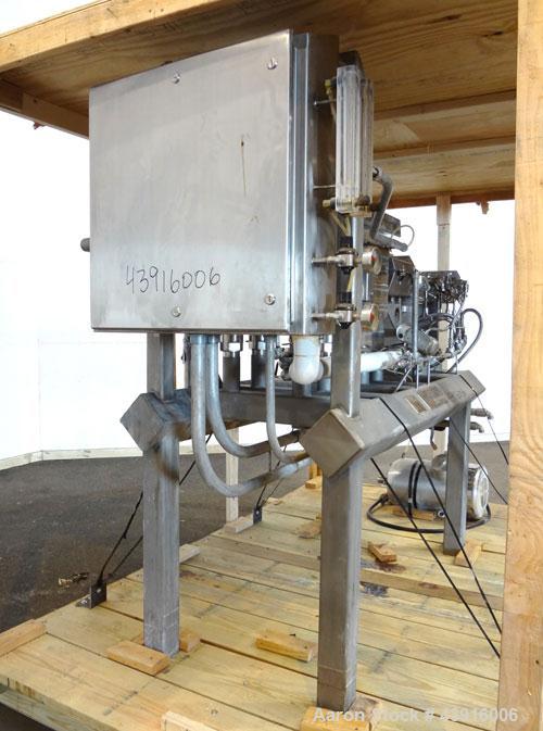 Used Readco 5" Twin Shaft Continuous Processor, 316 Stainless Steel.  (2) 5" Diameter x 36" long shafts with mixing elements.  Stainless steel jacketed barrel rated 150 psi at -20 to 400 degrees F, b...
