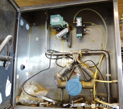 Used Readco 5" Twin Shaft Continuous Processor, 316 Stainless Steel.  (2) 5" Diameter x 36" long shafts with mixing elements.  Stainless steel jacketed barrel rated 150 psi at -20 to 400 degrees F, b...