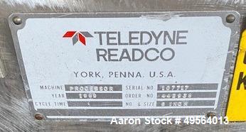 Used- Teledyne Readco 6" Continuous Processor, Model P