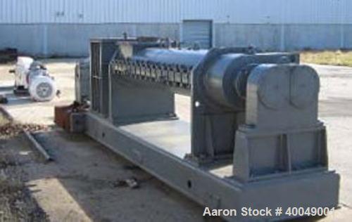 Readco Twin Screw Continuous Mixer,  (2) Approximately 13" diameter x 6' long Screws. Stainless steel.  With 300 hp Drive.  (More information about this item will be posted shortly)