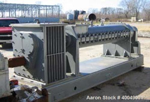 Readco Twin Screw Continuous Mixer,  (2) Approximately 13" diameter x 6' long Screws. Stainless steel.  With 300 hp Drive.  (More information about this item will be posted shortly)