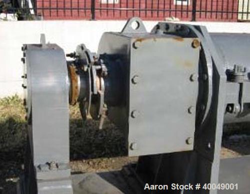 Readco Twin Screw Continuous Mixer,  (2) Approximately 13" diameter x 6' long Screws. Stainless steel.  With 300 hp Drive.  (More information about this item will be posted shortly)