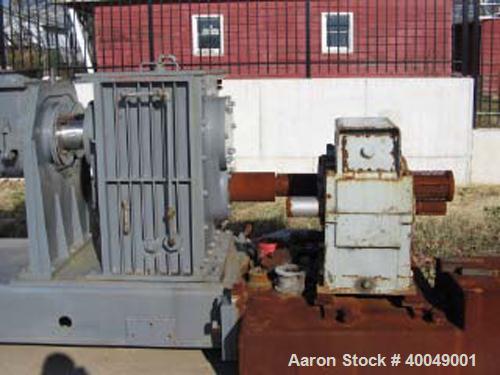 Readco Twin Screw Continuous Mixer,  (2) Approximately 13" diameter x 6' long Screws. Stainless steel.  With 300 hp Drive.  (More information about this item will be posted shortly)