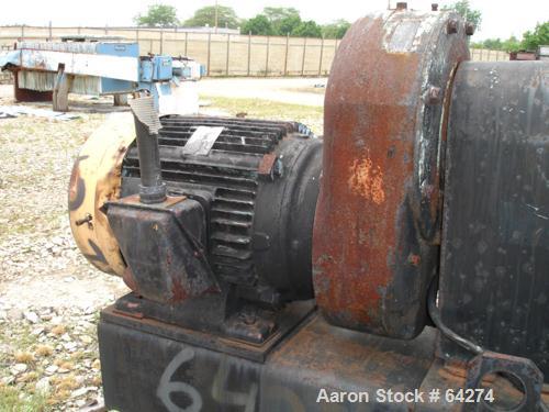 USED: Teledyne Readco continuous compounder processor. Size 6" diameter x 44" long barrel, stainless steel contact parts, carbon steel jacket rated 150 psig, internal 50 psi, 8 square feet heat trans...