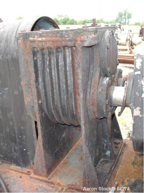 USED: Teledyne Readco continuous compounder processor. Size 6" diameter x 44" long barrel, stainless steel contact parts, carbon steel jacket rated 150 psig, internal 50 psi, 8 square feet heat trans...