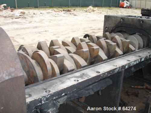 USED: Teledyne Readco continuous compounder processor. Size 6" diameter x 44" long barrel, stainless steel contact parts, carbon steel jacket rated 150 psig, internal 50 psi, 8 square feet heat trans...