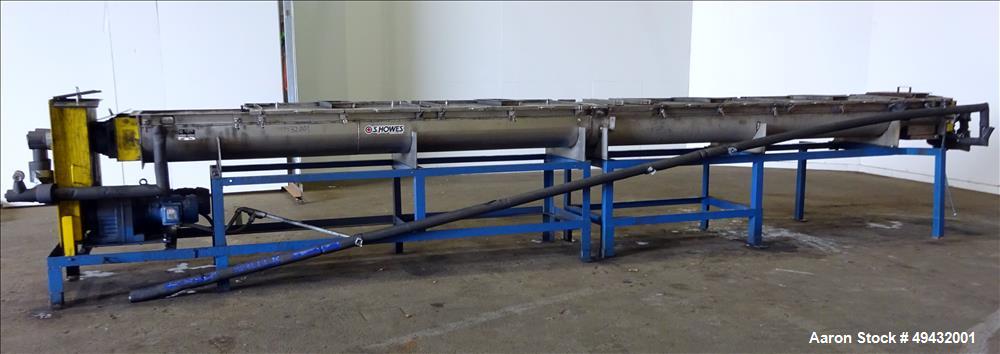 Used S. Howes Jacketed Cooling Conveyor, Model 9TS12-J