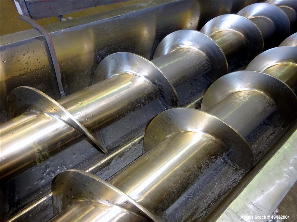 Used S. Howes Jacketed Cooling Conveyor, Model 9TS12-J