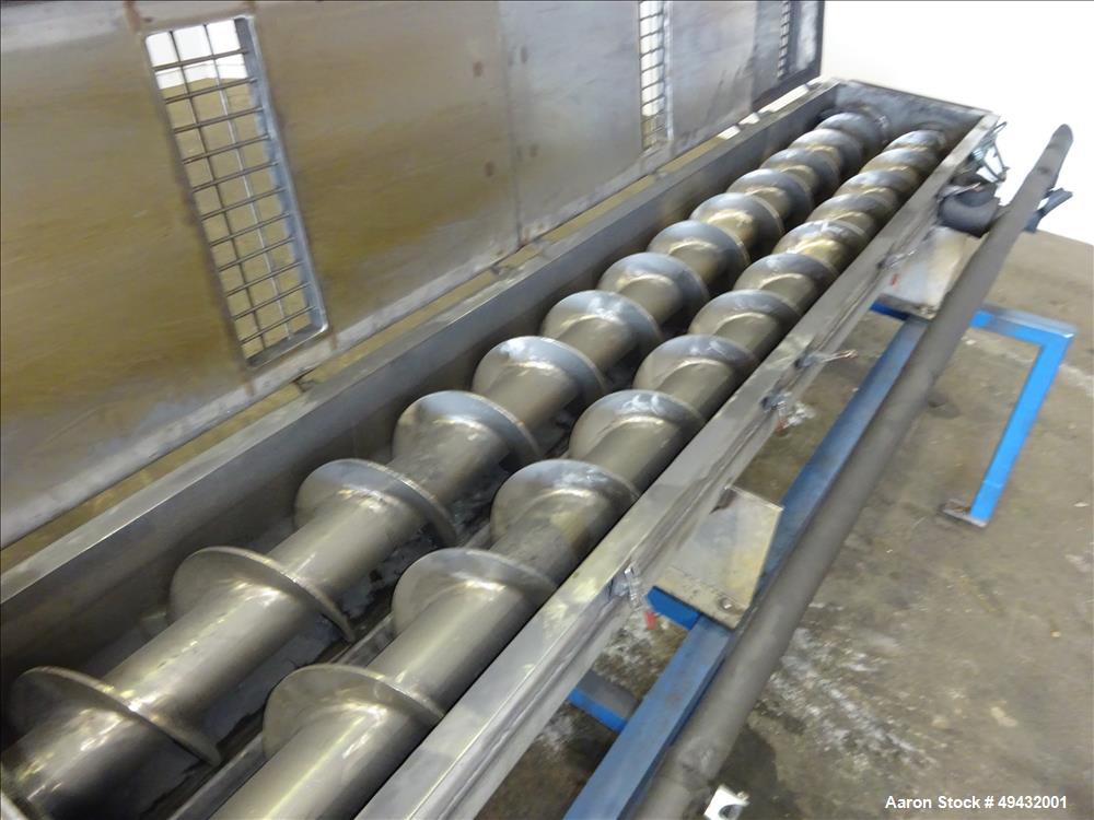 Used S. Howes Jacketed Cooling Conveyor, Model 9TS12-J