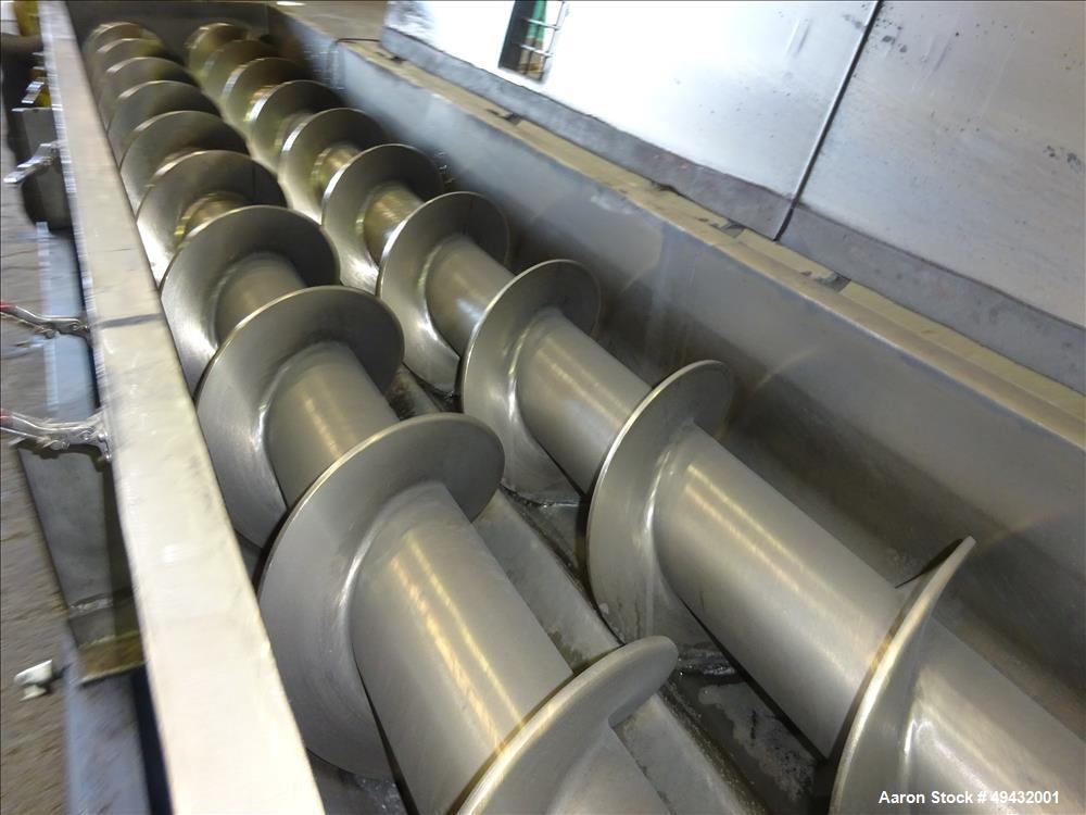 Used S. Howes Jacketed Cooling Conveyor, Model 9TS12-J