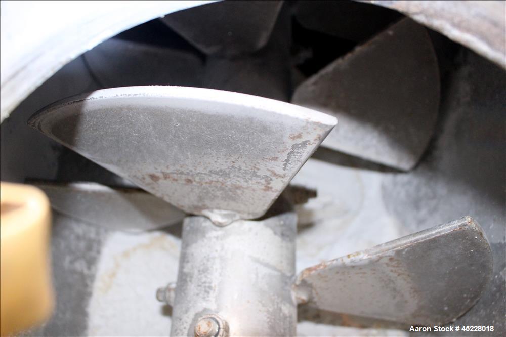 Used AMMAG Continuous Paddle Mixer, Model SCHN, 304 Stainless Steel. Trough approximate 187" long x 14-1/8" wide x 16" deep, with 304 stainless steel jacket. 304 stainless steel mixing blade approxim...