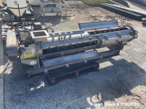 Used Scott Equipment Model HSB1284SS Continuous Pin Mixer