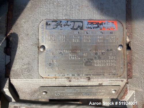 Used Scott Equipment Model HSB1284SS Continuous Pin Mixer