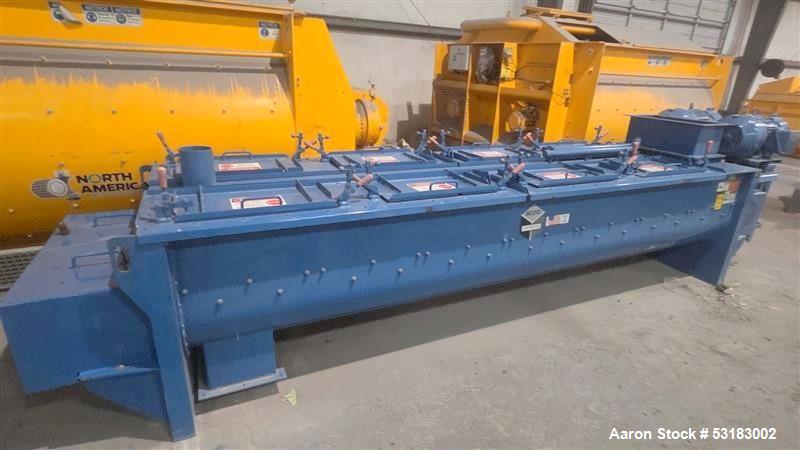 Unused Scott TSM42156 Twin-Shaft Continuous Mixer – 5 TPH Industrial Continuous Paddle Blender