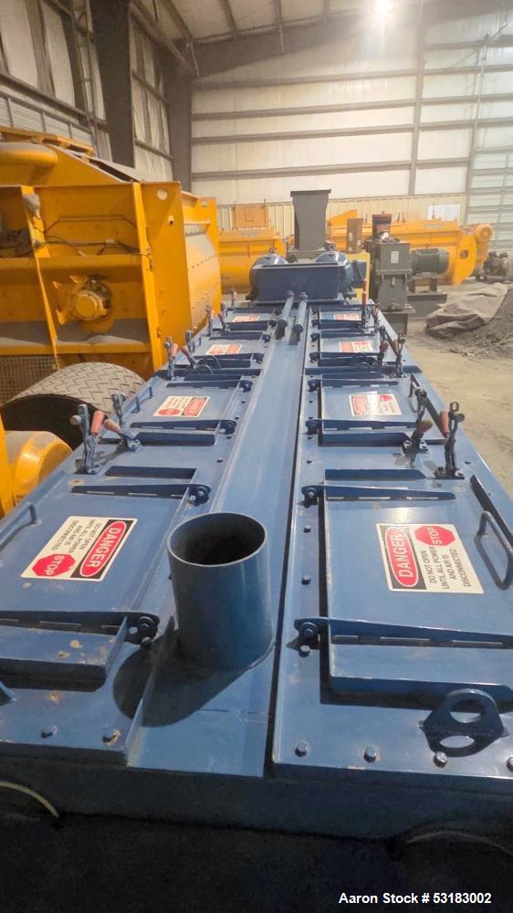 Unused Scott TSM42156 Twin-Shaft Continuous Mixer – 5 TPH Industrial Continuous Paddle Blender