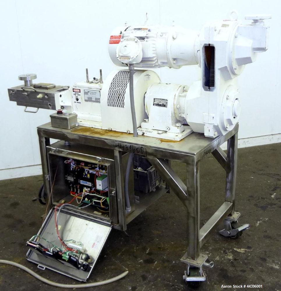 Used Teledyne Readco 2" Twin Shaft Continuous Processor