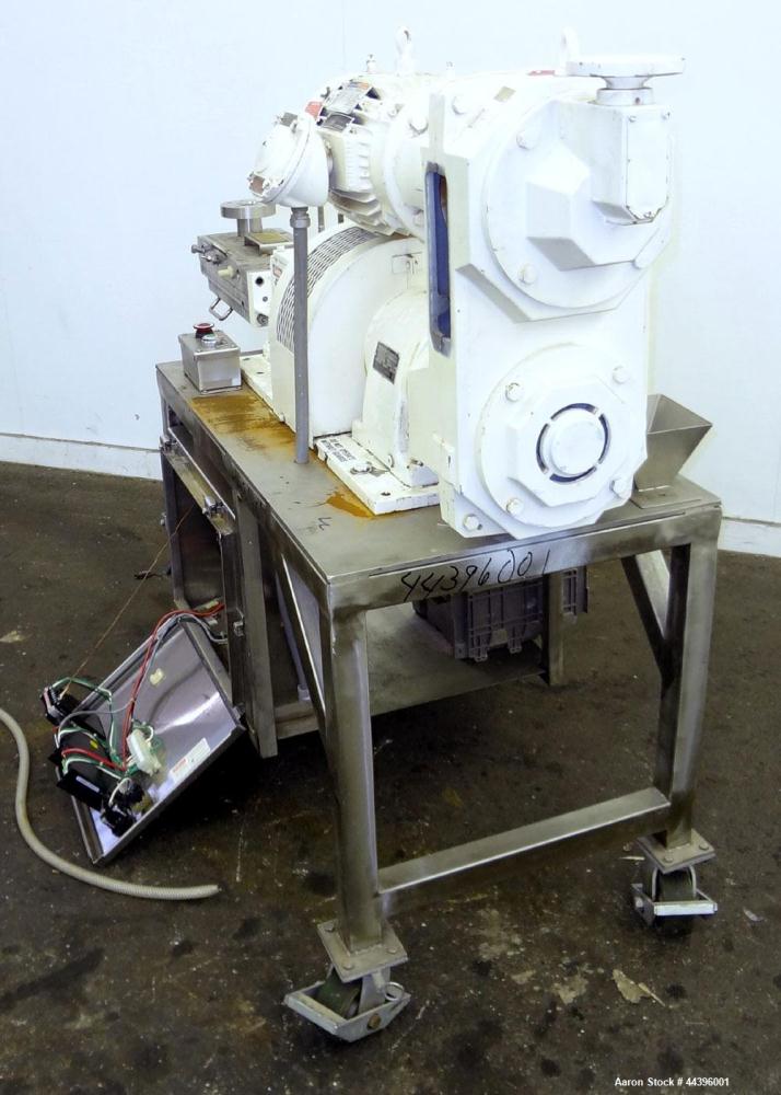 Used Teledyne Readco 2" Twin Shaft Continuous Processor