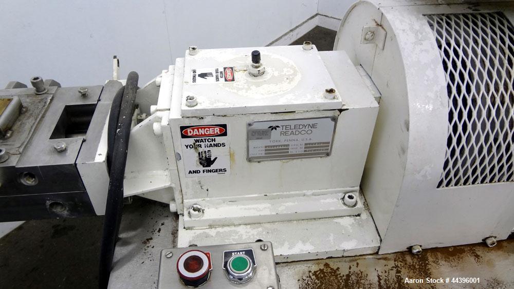 Used Teledyne Readco 2" Twin Shaft Continuous Processor