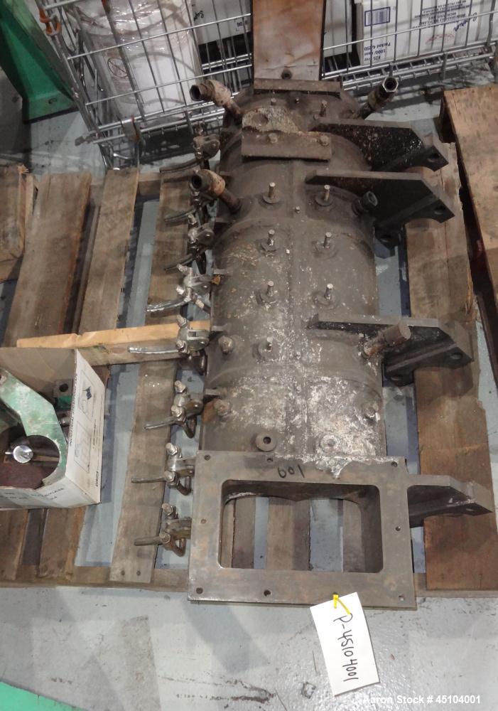 Used Stainless Steel Teledyne Readco 6” Twin Shaft Continuous Processor