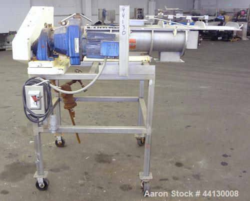 Used Stainless Steel Wenger Continuous Liquid Blend Mixer, Model 28827-003