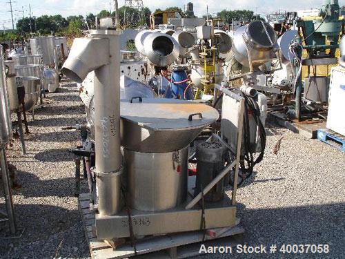 Used- Stainless Steel Whirlwind Blend, Sift, Grind, Convey and Dump Mixer