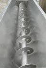 Used Continuous screw mixer, 316 stainless steel. 9