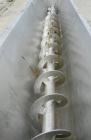 Used Continuous Screw/Paddle Mixer, 316 stainless steel. 9