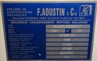 Used F. Aoustin Malaxeur Extrudeur / Extruder Twin-Screw Continuous Mixing/Extr