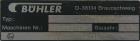 Used Buhler AG MOXJ-27/200 Continuous Intensive Mixer | 316 Stainless Steel Industrial Mixer