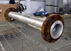 Used Chemineer Kenics Fixed Element Static Mixer, Model 4-KMS-6, Stainless Steel. Approximate 4