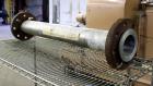Used Chemineer Kenics Fixed Element Static Mixer, Model 4-KMS-6, Stainless Steel. Approximate 4