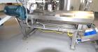 Used-GEM Equipment Continuous Mixer, Stainless Steel. Clamshell non-jacketed chamber approximate 16