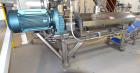 Used GEM Equipment Continuous Mixer, Stainless Steel. Clamshell non-jacketed chamber approximate 16