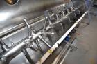 Used-GEM Equipment Continuous Mixer, Stainless Steel. Clamshell non-jacketed chamber approximate 16