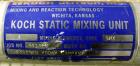 Used Koch-Glitsch Static Mixer, Type SMX, Stainless Steel. (4) Mixing elements, approximate 2-1/2