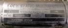 Used Koch-Glitsch Static Mixer, Type SMX, Stainless Steel. (4) Mixing elements, approximate 2-1/2