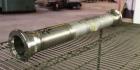 Used Koch-Glitsch Static Mixer, Type SMX, Stainless Steel. (6) Mixing elements, approximate 3-1/2