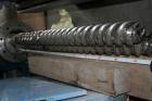 USED: List twin screw dryer/extruder/reactor, type AP80. Material of construction is stainless steel on product contact parts. 2 x 5-1/4