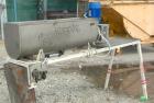 Used- Continuous Mixer. MU Metal non-jacketed trough 8