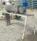 Used- Continuous Mixer. MU Metal non-jacketed trough 8