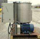 Used Oakes Slurry Mixer, Model 40'' SM, 200 Gallon (1,000 Pound) Capacity, 304 Stainless Steel. Non-jacketed tank, 40