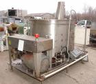 USED: Oakes continuous slurry mixer, model 60SMVJ40H, stainless steel. 440 gallon jacketed tank, 60