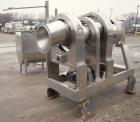 Used- Stainless Steel Patterson Kelley Continuous Solids-Solids Zig-Zag Blender, Model CSS-MID