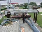 USED: Patterson Equipment Company pug mill, 90 cu ft, model 160-08MX.Stainless steel. Trough 35