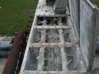 USED: Patterson Equipment Company pug mill, 90 cu ft, model 160-08MX.Stainless steel. Trough 35