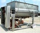 USED: Reitz dual shaft continuous screw blender, model RS-33-K5310. Approximate 800 pound capacity (150 cubic feet), 304 stainless steel. (2) 32