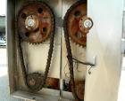 USED: Reitz dual shaft continuous screw blender, model RS-33-K5310. Approximate 800 pound capacity (150 cubic feet), 304 stainless steel. (2) 32
